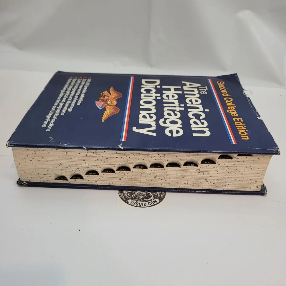Houghton Mifflin American Heritage Dictionary Second College Edition Hardcover